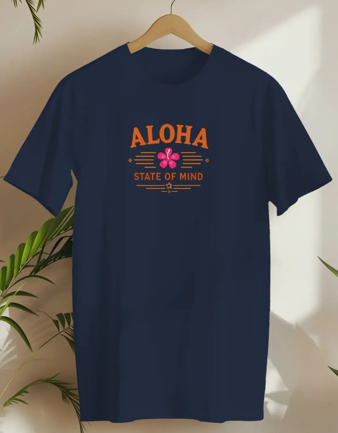 Aloha State Of Mind-T-shirt-Navy-AMCC.STORE