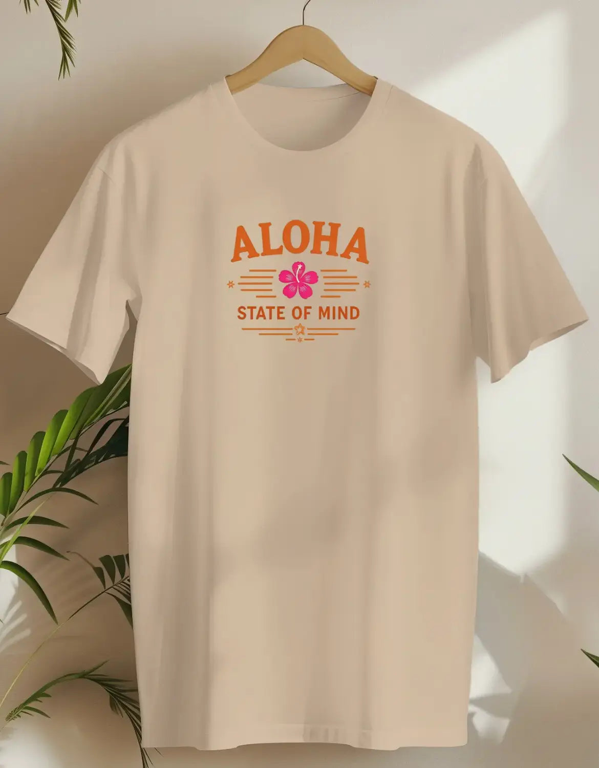 Aloha State Of Mind-T-shirt-Sand-AMCC.STORE