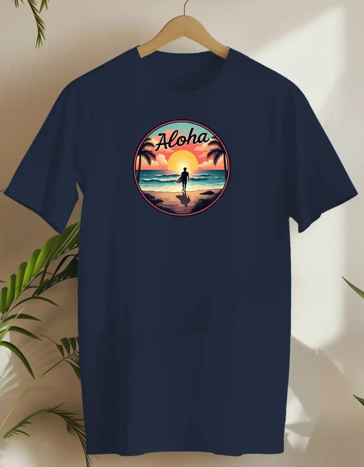 Aloha Surfer-T-shirt-Navy-AMCC.STORE