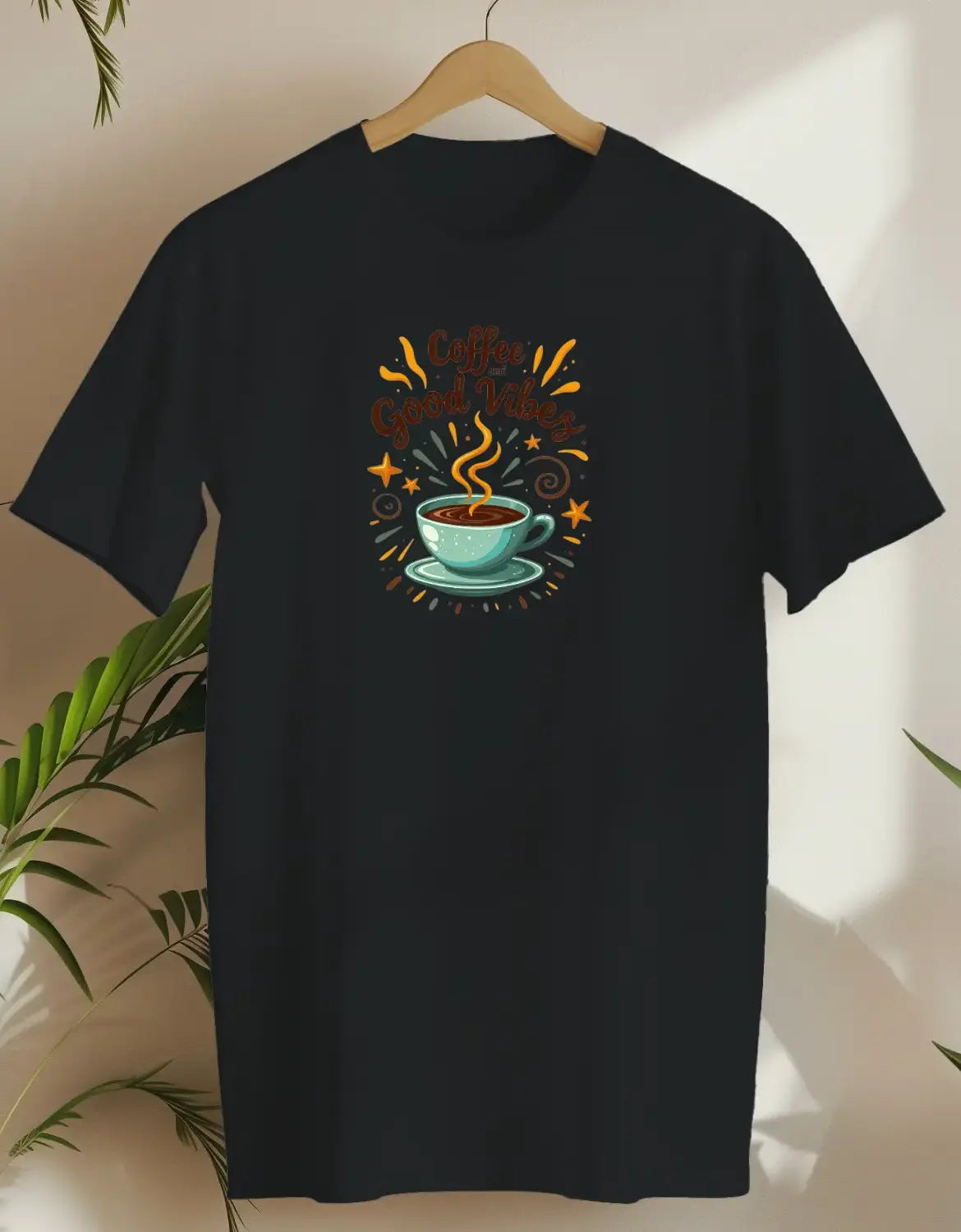 Coffee And Good Vibes 4-T-shirt-Black-AMCC.STORE