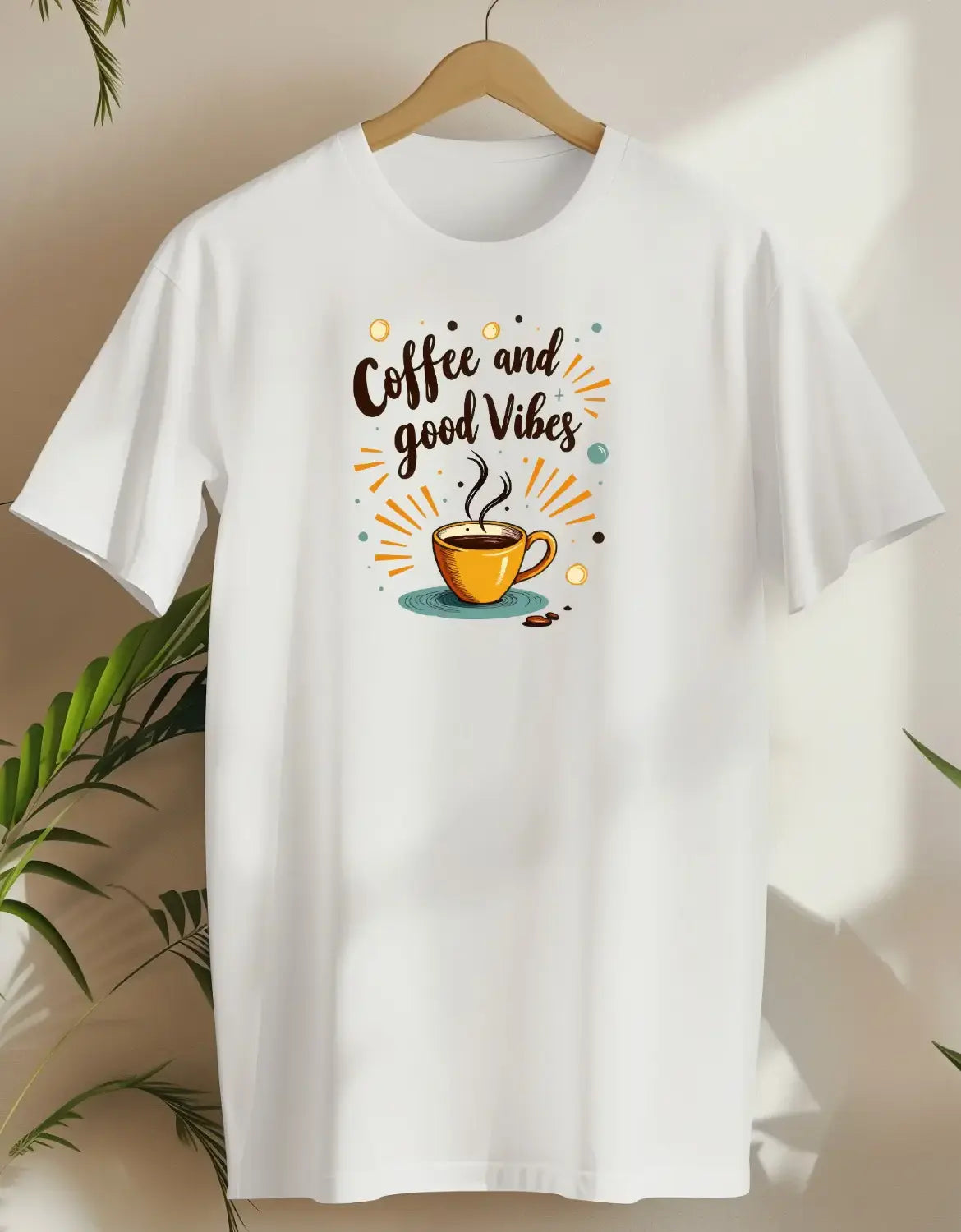 Coffee And Good Vibes 5-T-shirt-White-AMCC.STORE