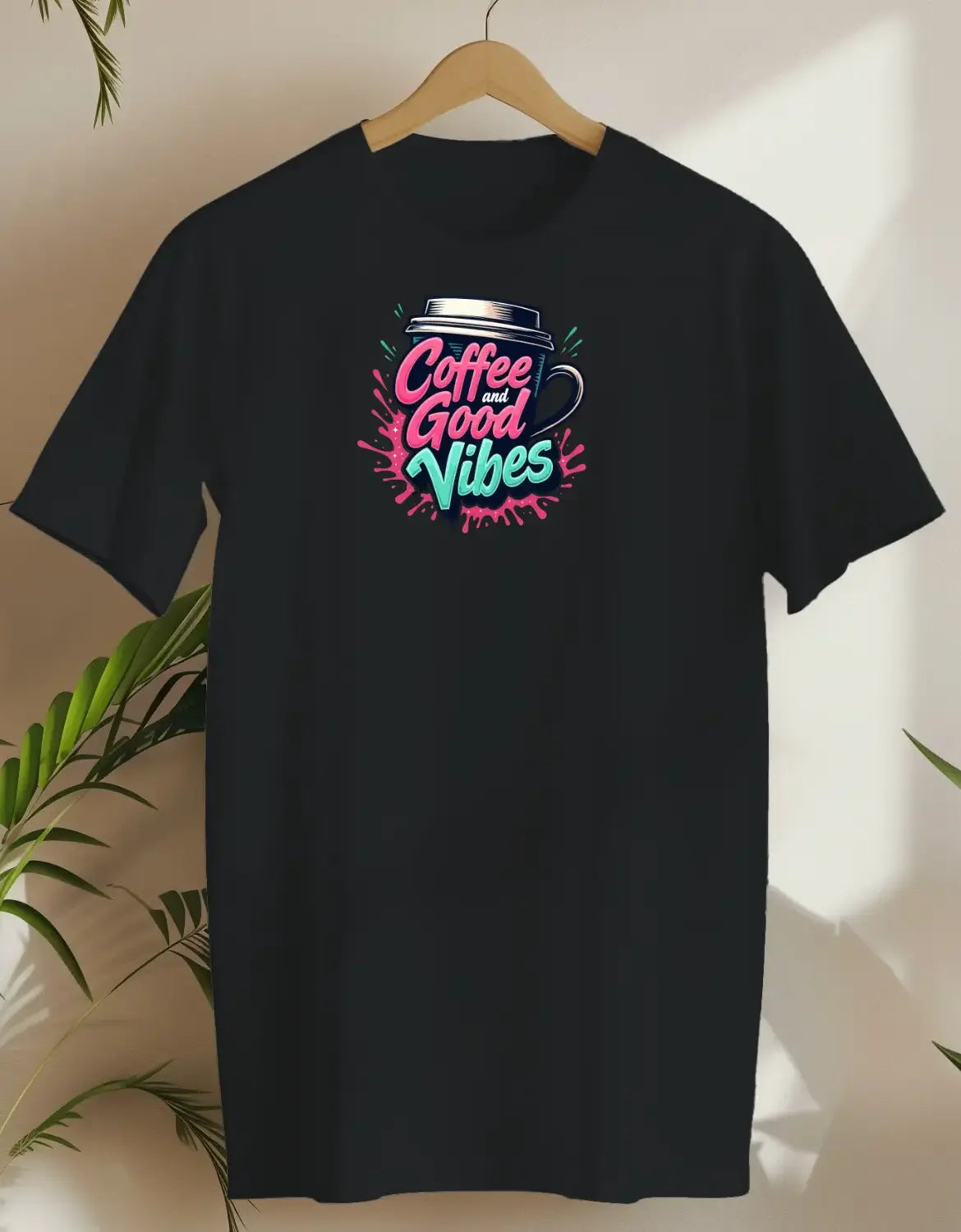 Coffee And Good Vibes 7-T-shirt-Black-AMCC.STORE