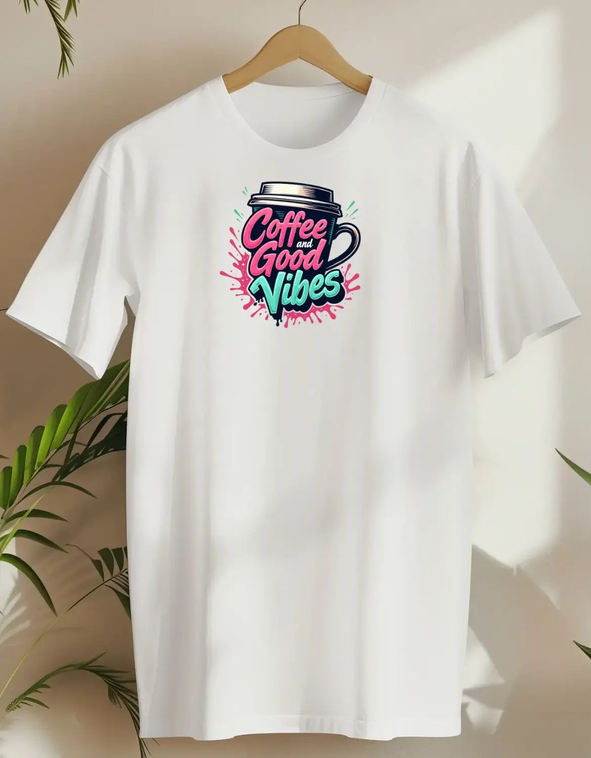 Coffee And Good Vibes 7-T-shirt-White-AMCC.STORE