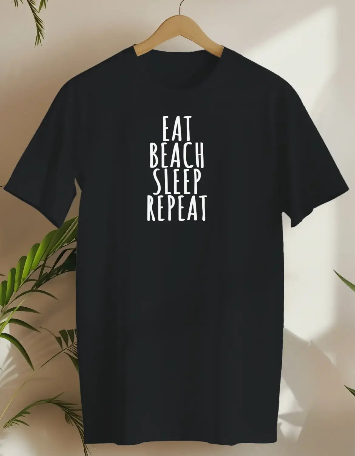 Eat Beach Sleep Repeat-T-shirt-Black-AMCC.STORE