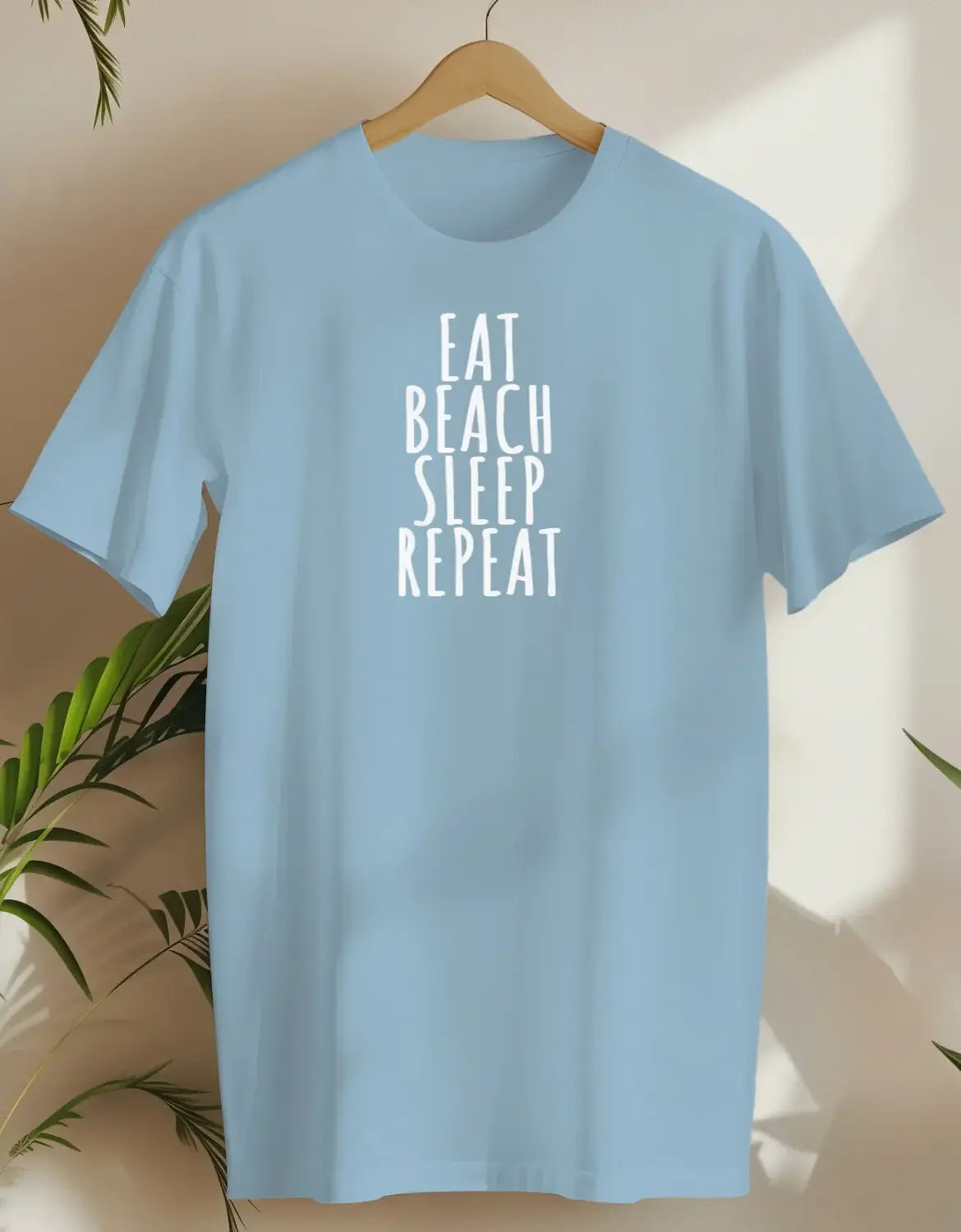 Eat Beach Sleep Repeat-T-shirt-Light Blue-AMCC.STORE