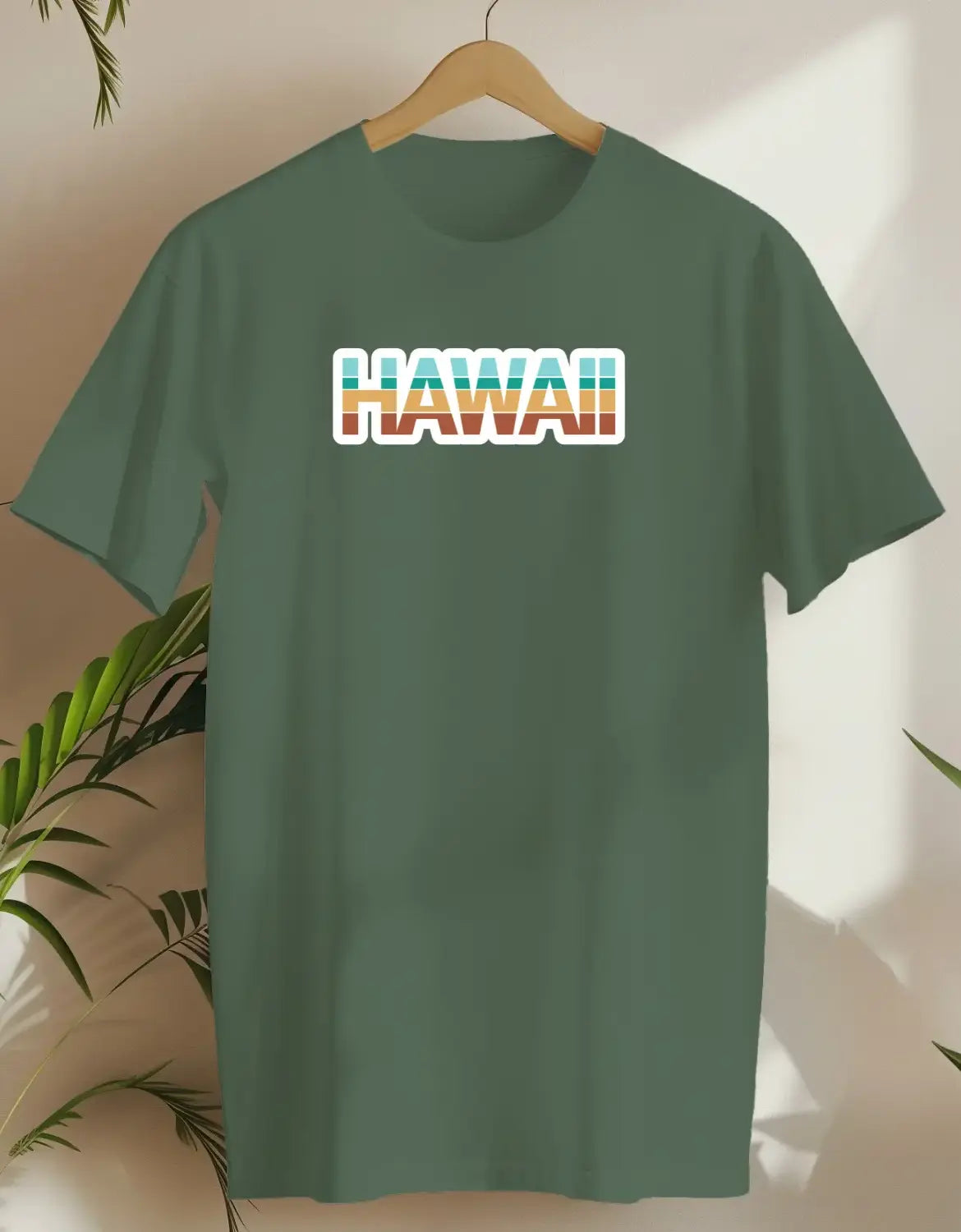 Hawaii-T-shirt-Military Green-AMCC.STORE