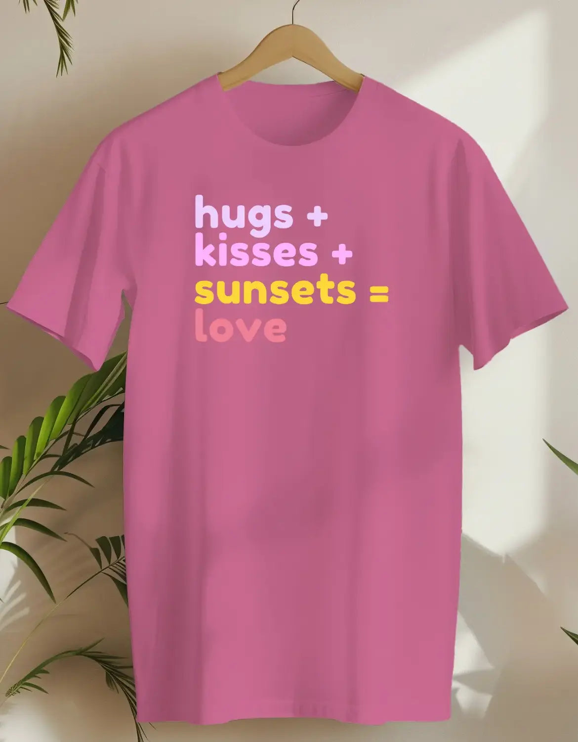 Hugs Kisses Sunsets Love-T-shirt-Azalea-AMCC.STORE