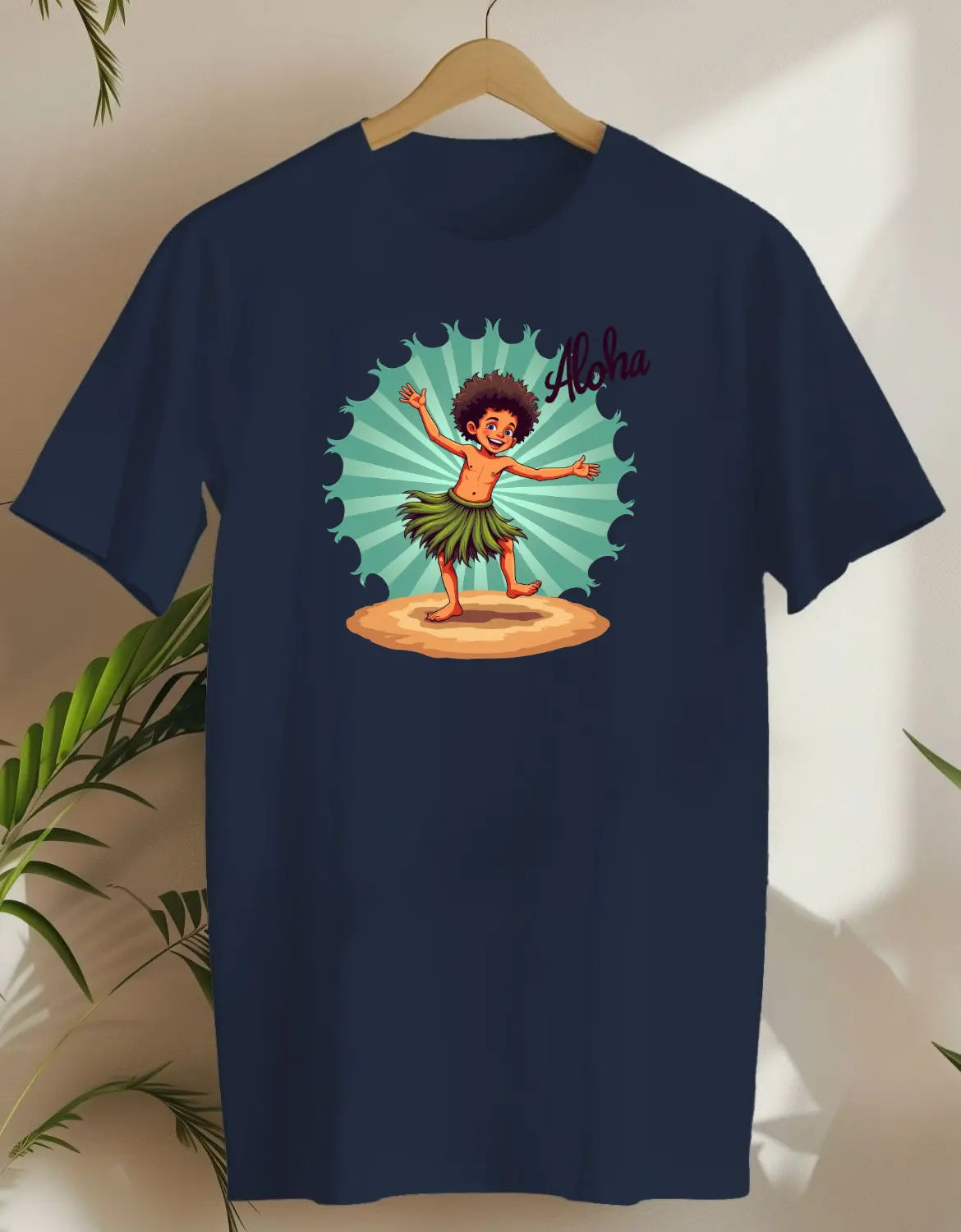 Hula Boy-T-shirt-Navy-AMCC.STORE