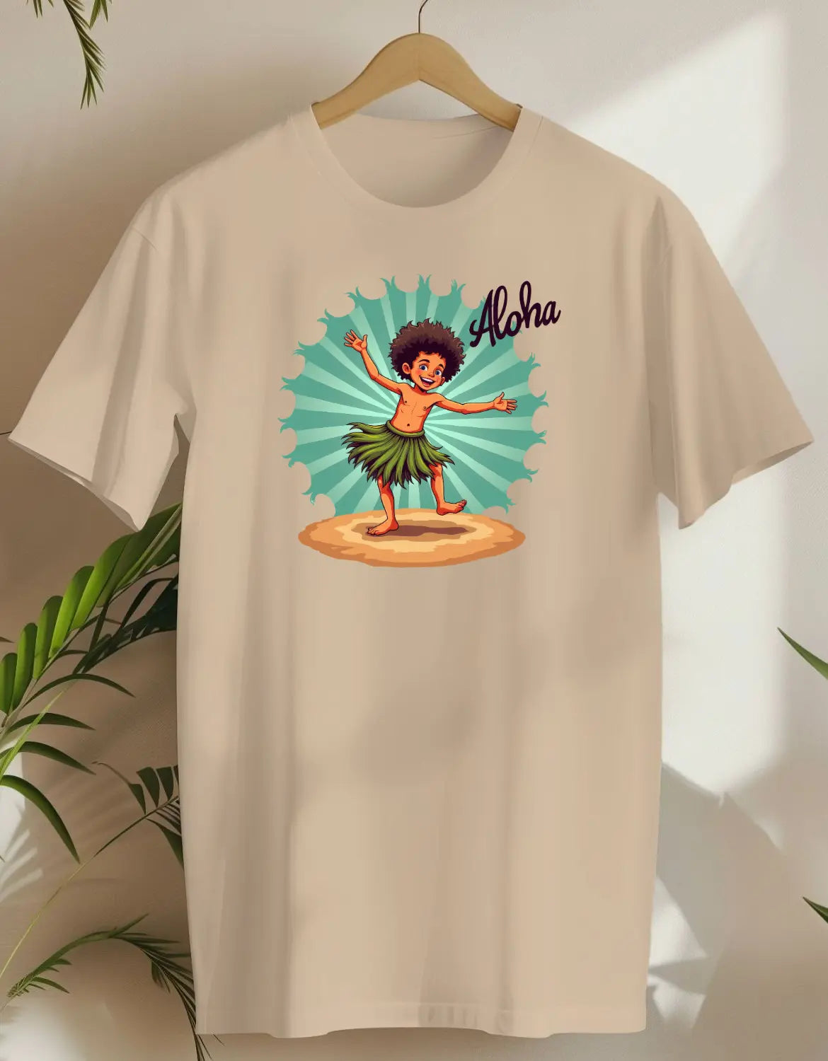 Hula Boy-T-shirt-Sand-AMCC.STORE