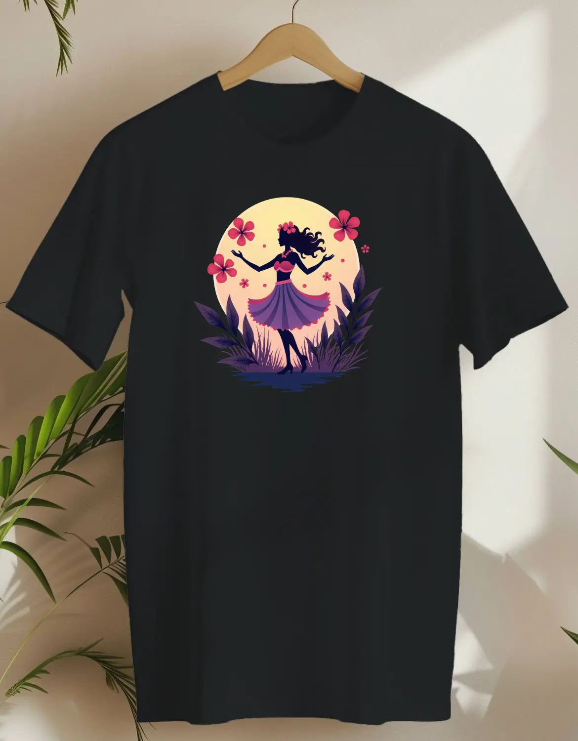 Hula Dream-T-shirt-Black-AMCC.STORE