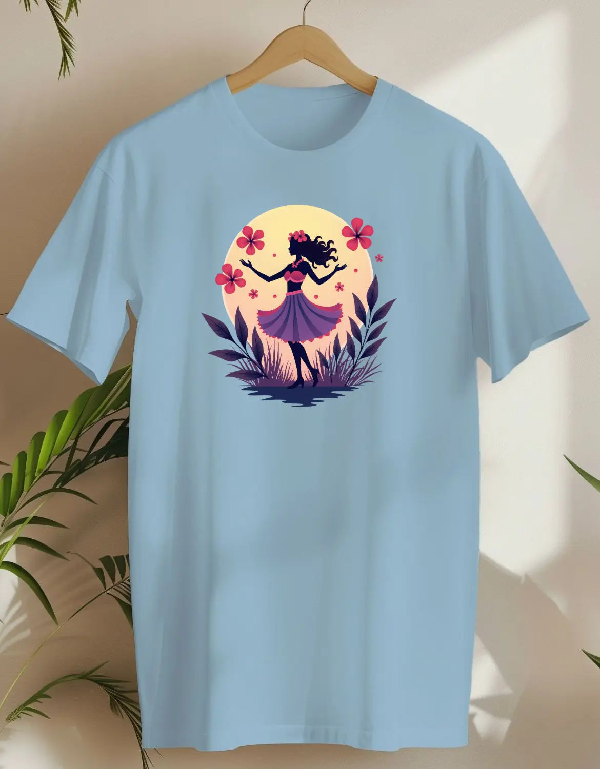 Hula Dream-T-shirt-Light Blue-AMCC.STORE