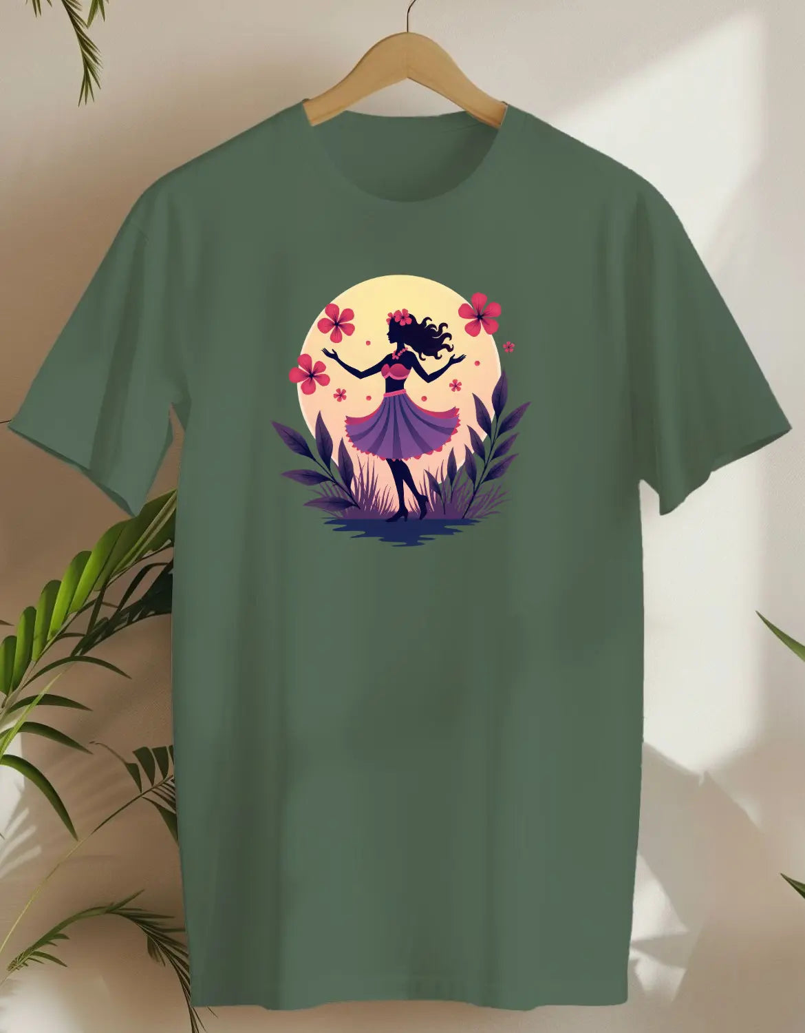 Hula Dream-T-shirt-Military Green-AMCC.STORE