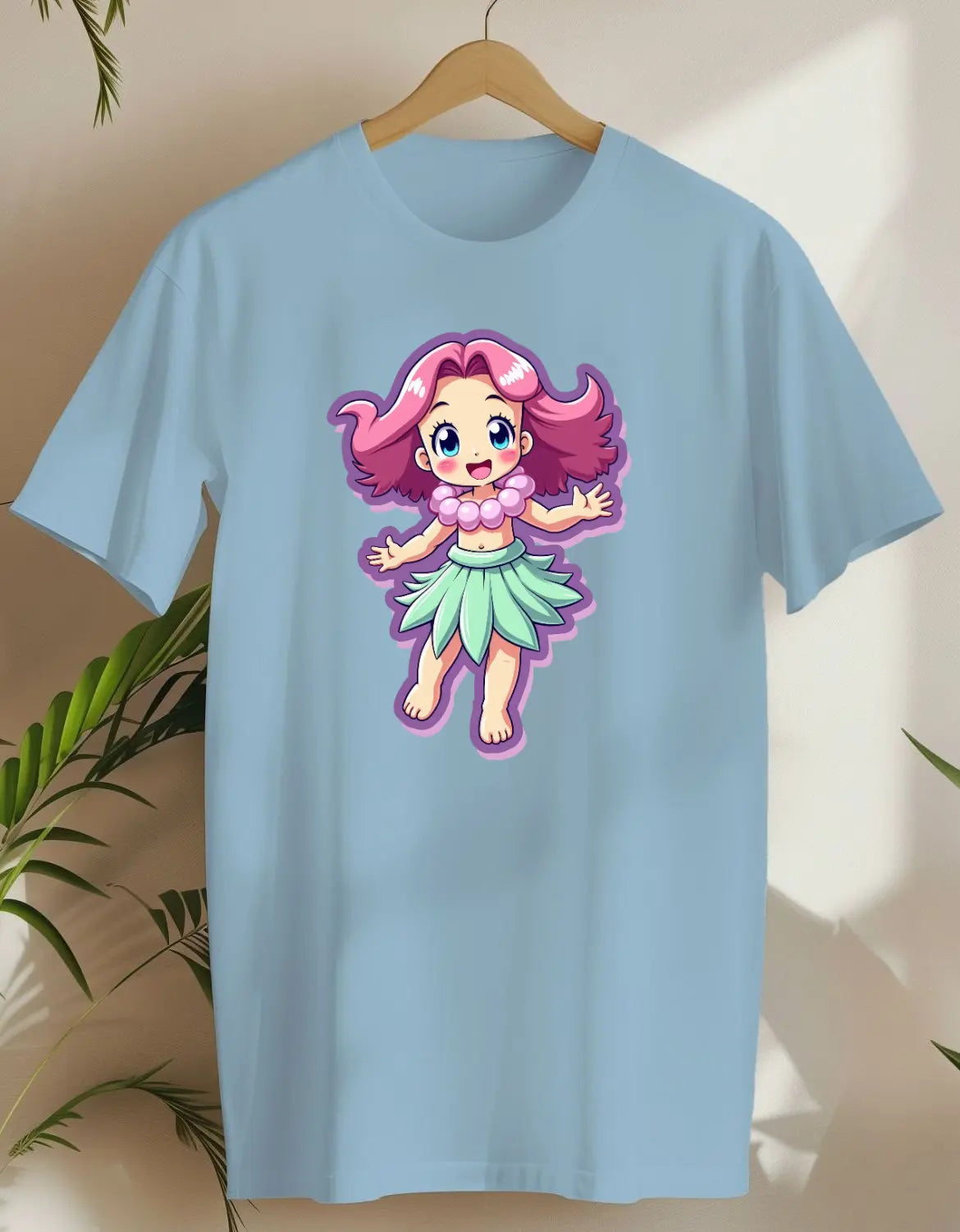 Hula Joy 2-T-shirt-Light Blue-AMCC.STORE