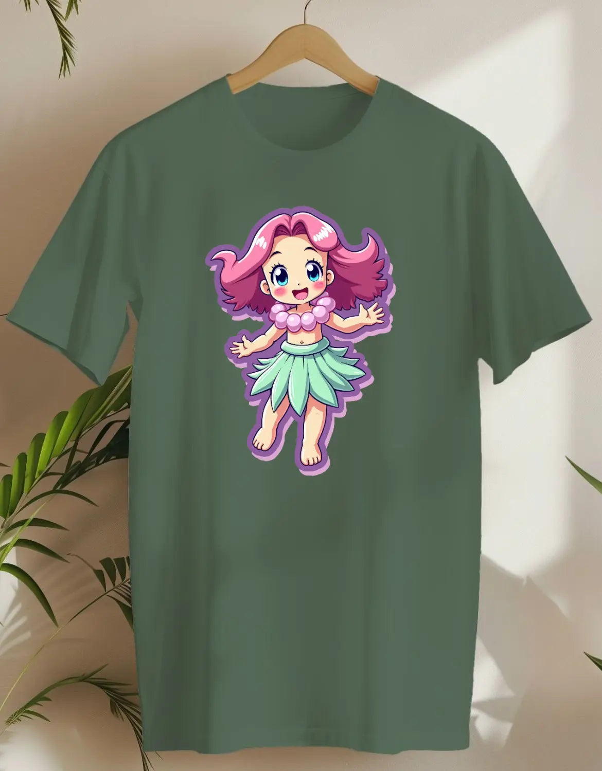 Hula Joy 2-T-shirt-Military Green-AMCC.STORE