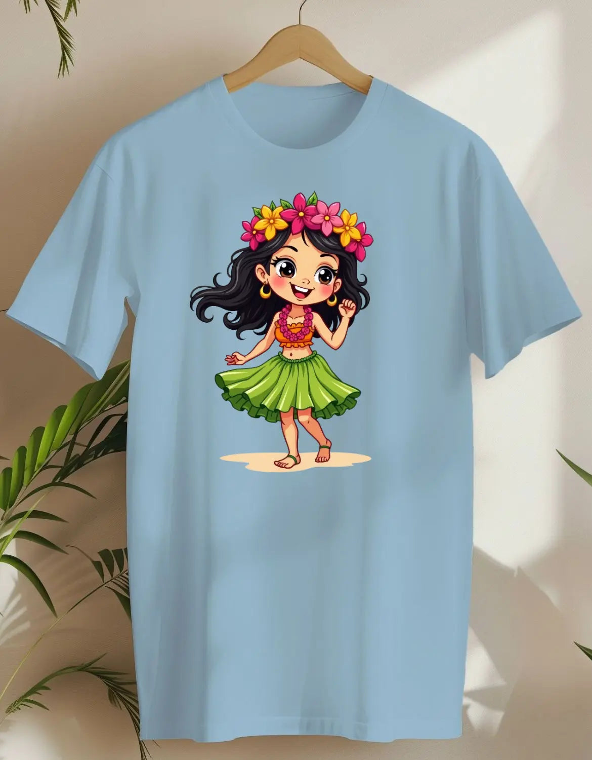 Hula Joy-T-shirt-Light Blue-AMCC.STORE
