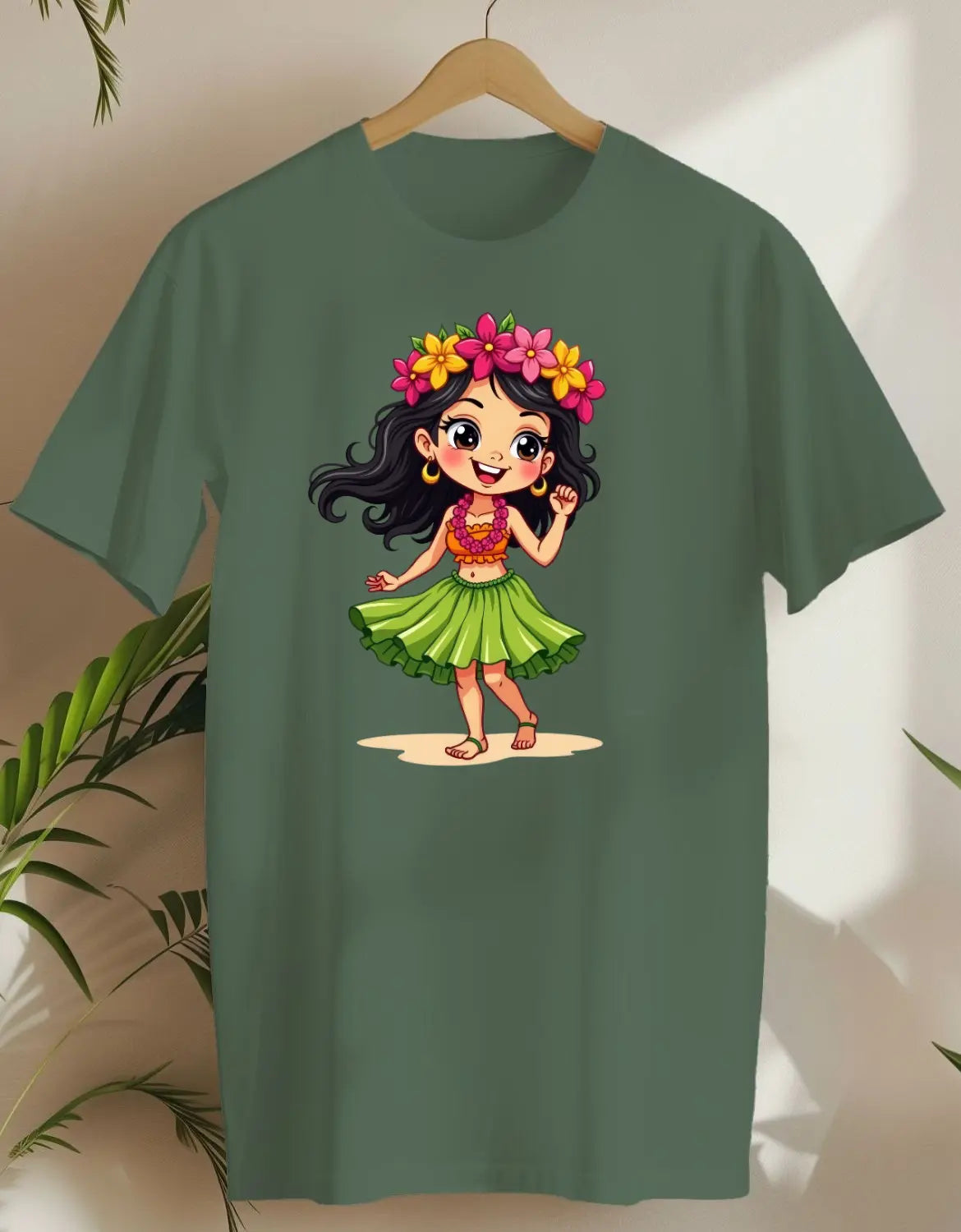 Hula Joy-T-shirt-Military Green-AMCC.STORE