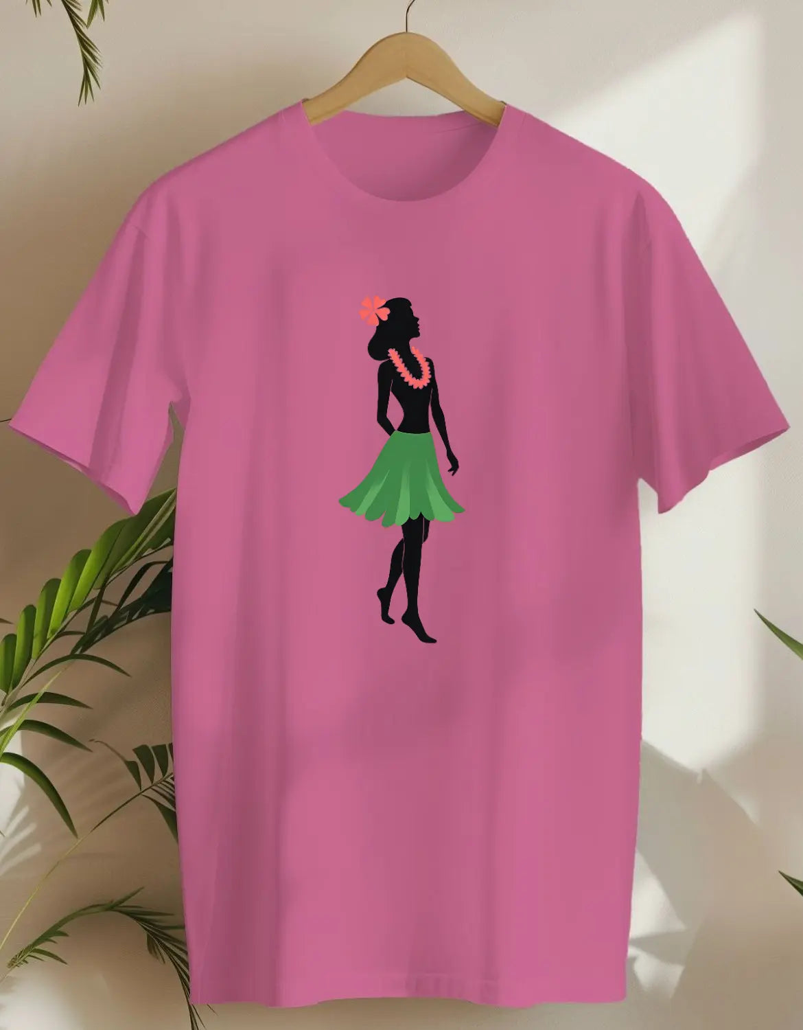 Hula Silhouette-T-shirt-Azalea-AMCC.STORE