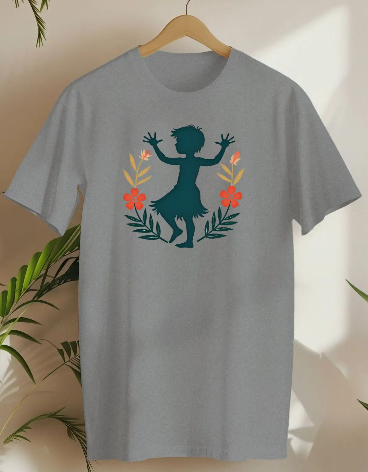 Hula Tropical-T-shirt-Rs Sport Grey-AMCC.STORE