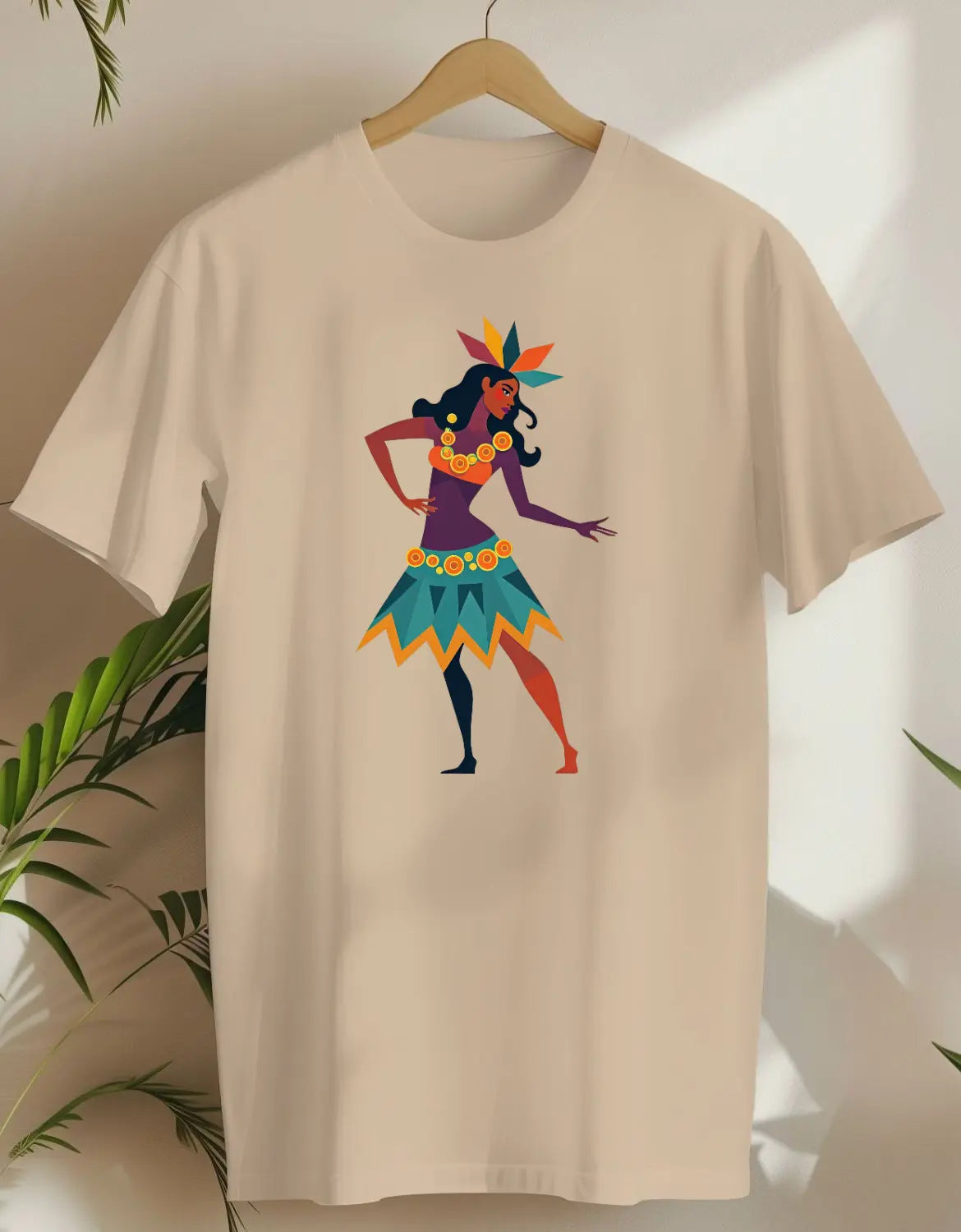 Hula Vibe-T-shirt-Sand-AMCC.STORE