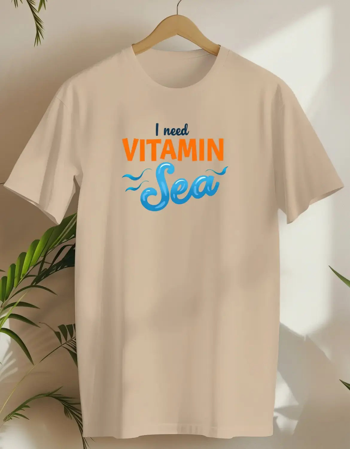 I Need Vitamin Sea 2-T-shirt-Sand-AMCC.STORE