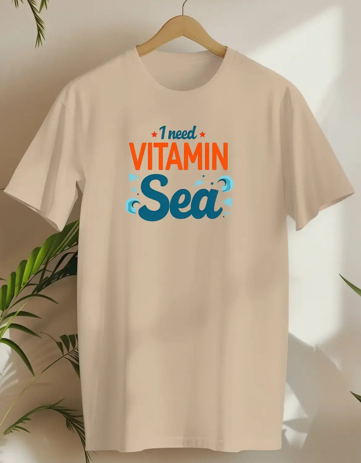 I Need Vitamin Sea-T-shirt-Sand-AMCC.STORE