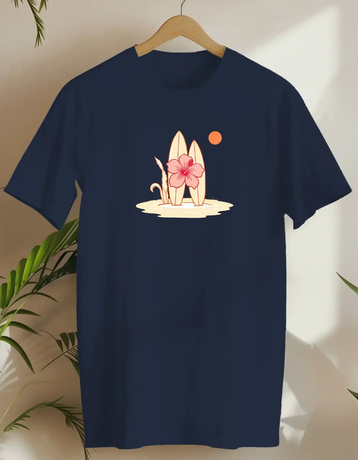 Luau Bliss-T-shirt-Navy-AMCC.STORE