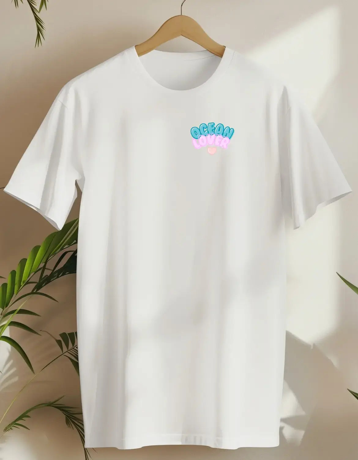 Ocean Lover-T-shirt-White-AMCC.STORE