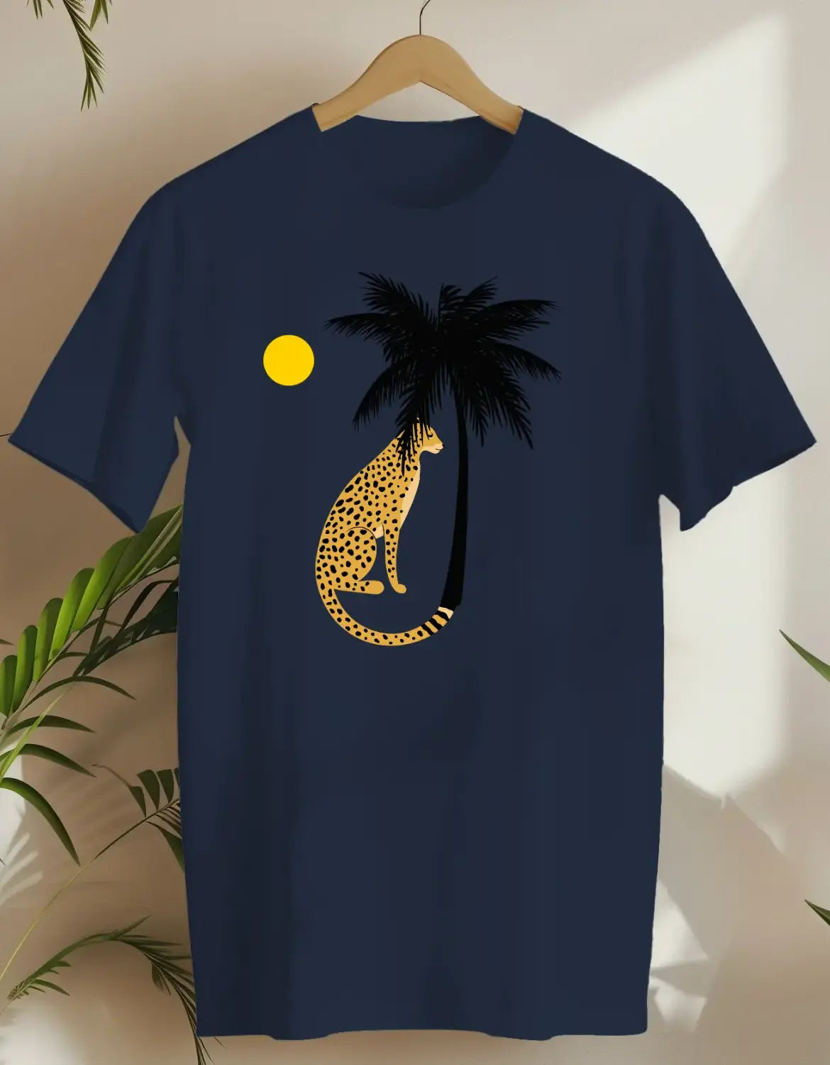 Palm Cat 5-T-shirt-Navy-AMCC.STORE