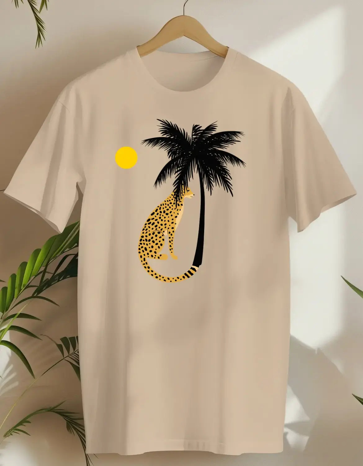 Palm Cat 5-T-shirt-Sand-AMCC.STORE