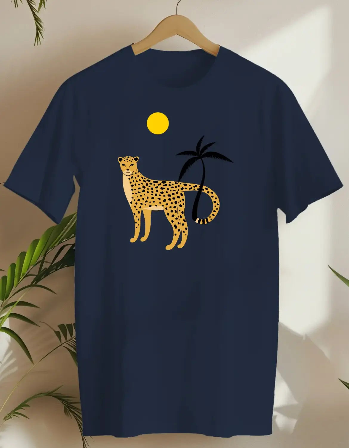 Palm Cat 6-T-shirt-Navy-AMCC.STORE