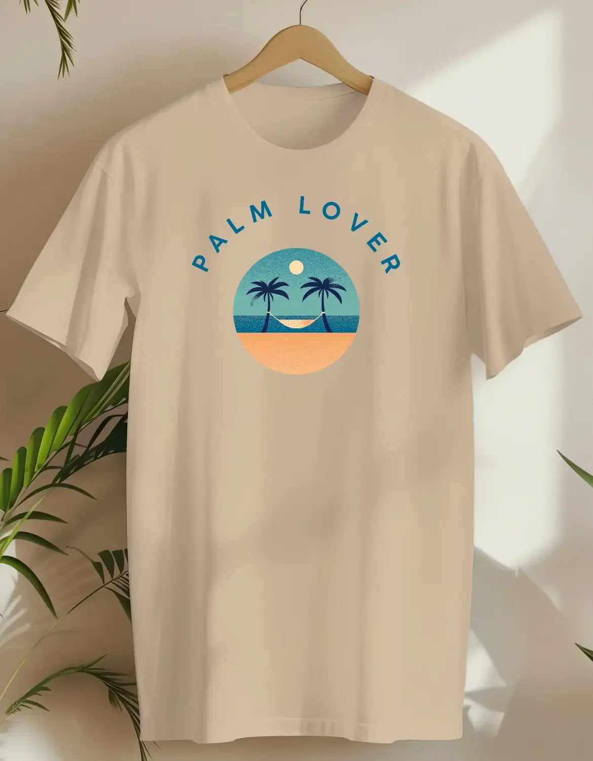 Palm Lover-T-shirt-Sand-AMCC.STORE
