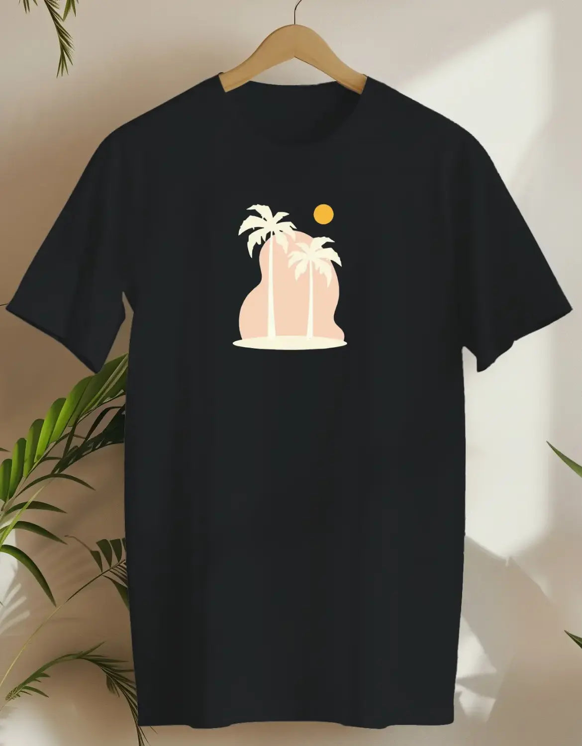Palm Oasis-T-shirt-Black-AMCC.STORE