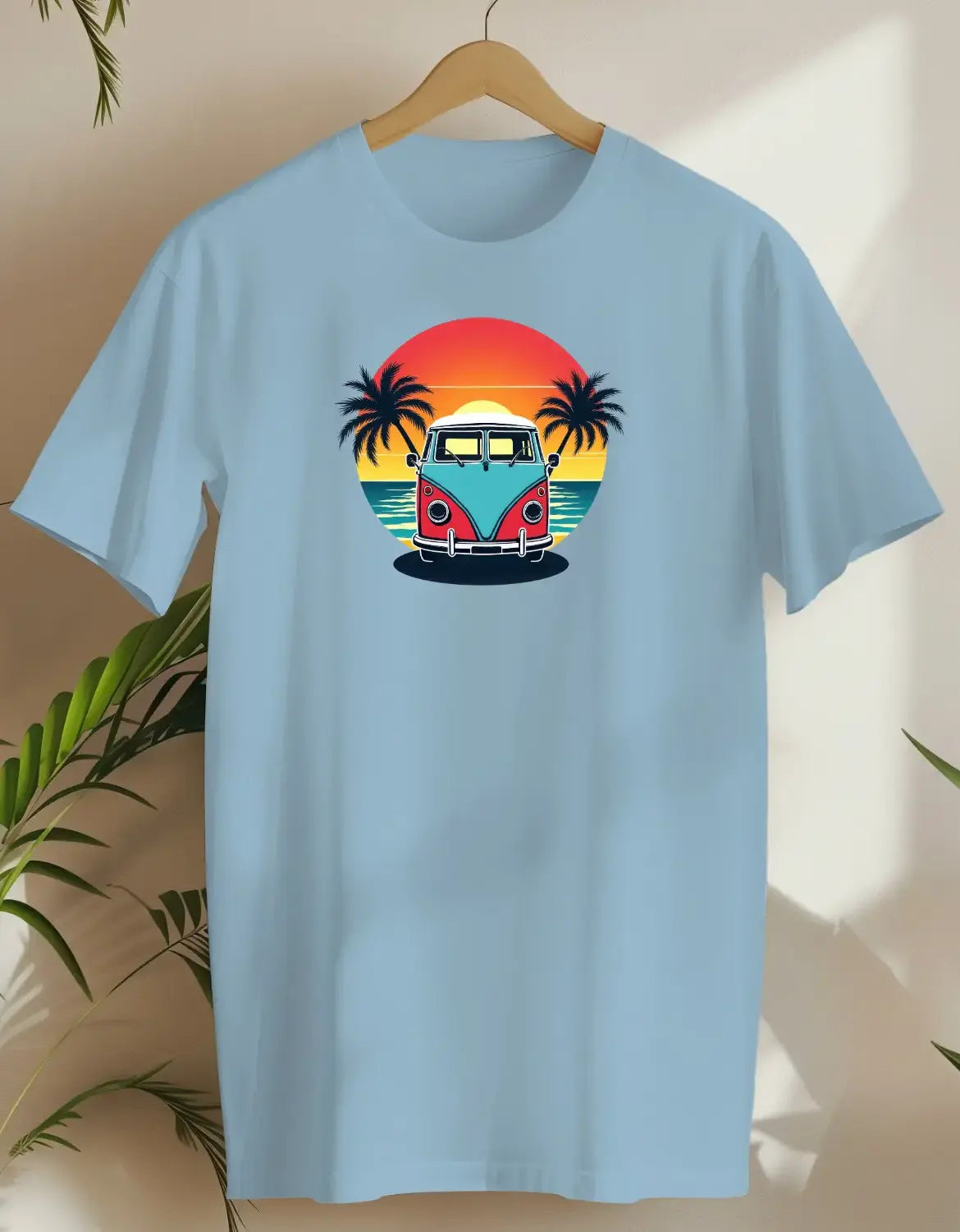 Retro Cruiser-T-shirt-Light Blue-AMCC.STORE