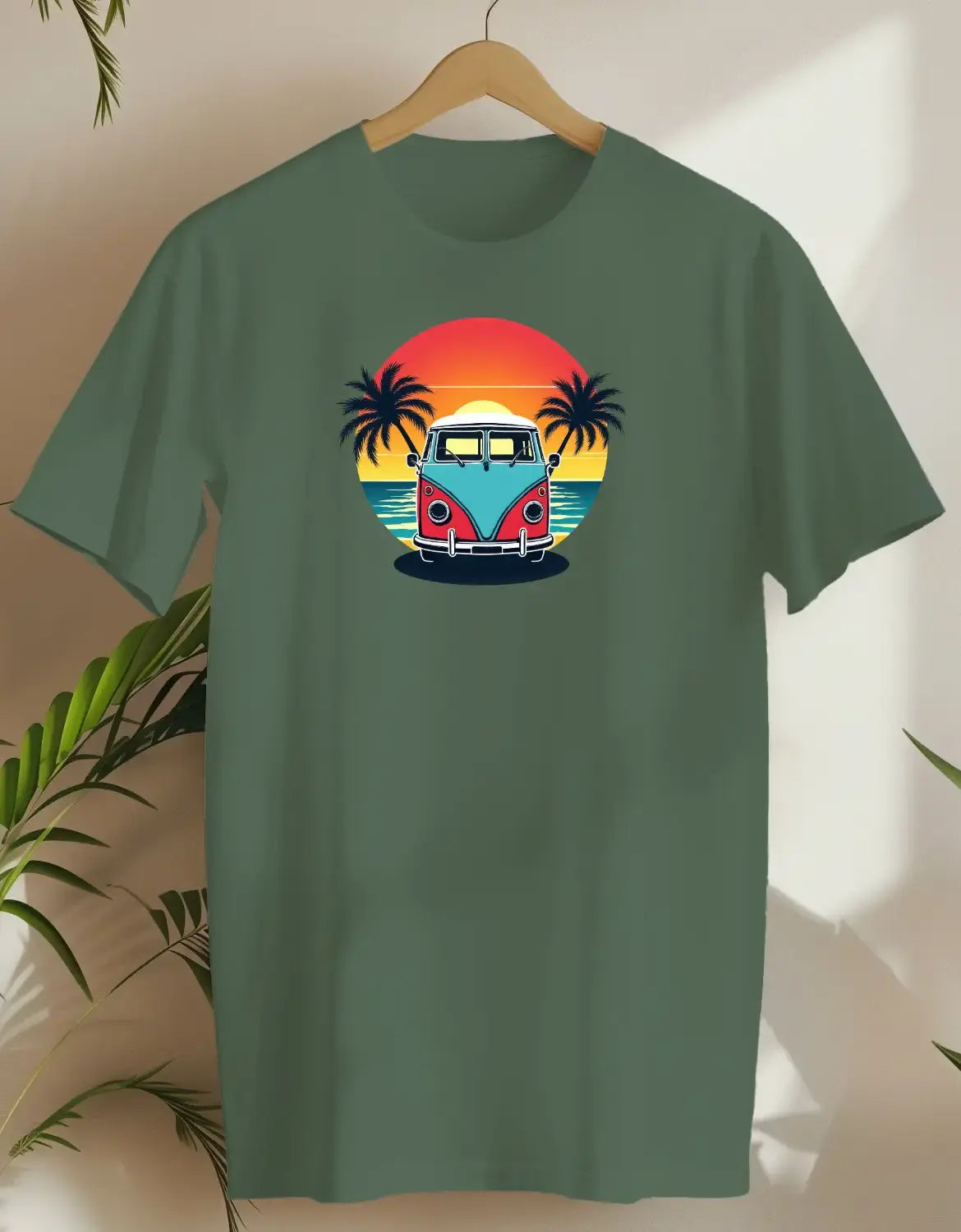 Retro Cruiser-T-shirt-Military Green-AMCC.STORE