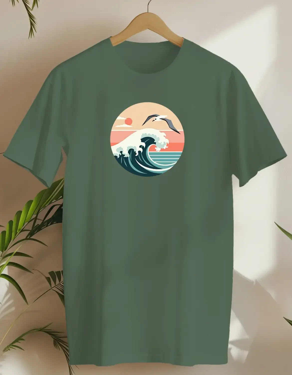Retro Salty-T-shirt-Military Green-AMCC.STORE