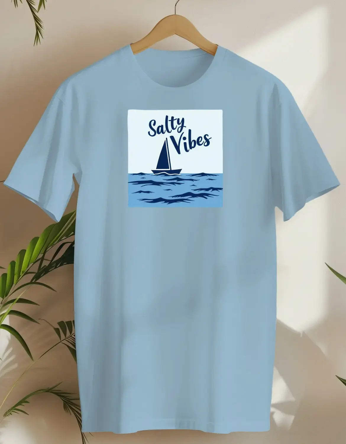 Salty Vibes 2-T-shirt-Light Blue-AMCC.STORE