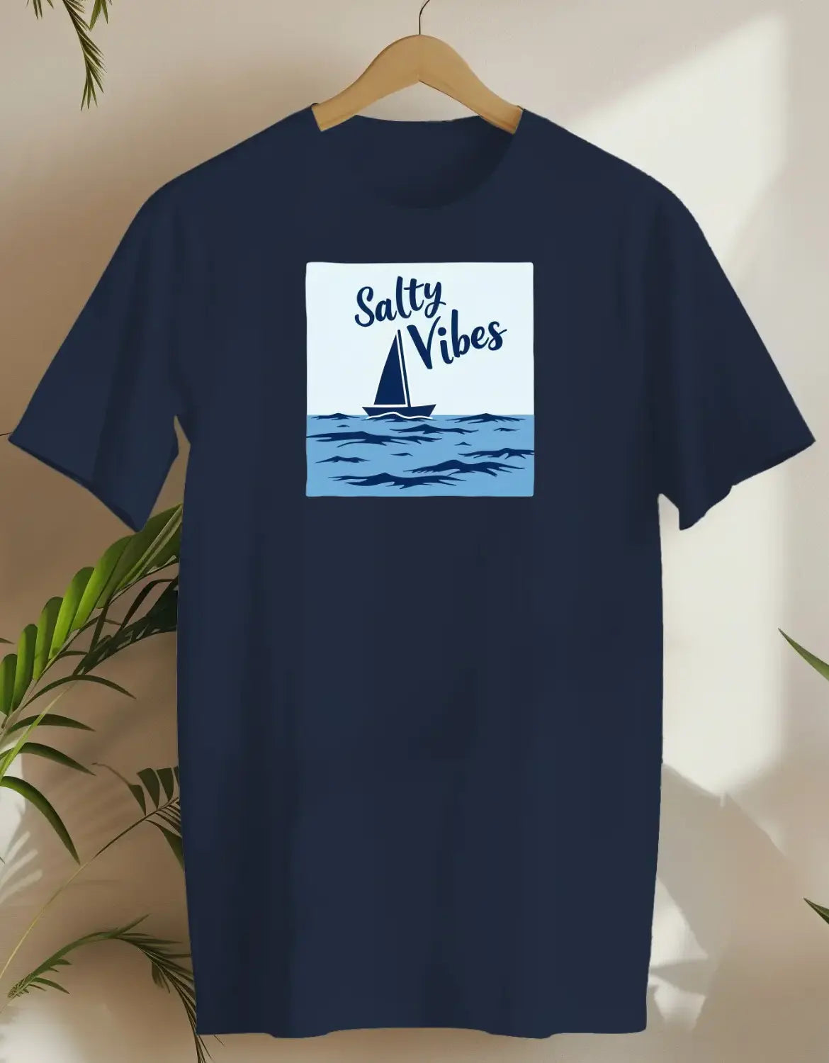 Salty Vibes 2-T-shirt-Navy-AMCC.STORE