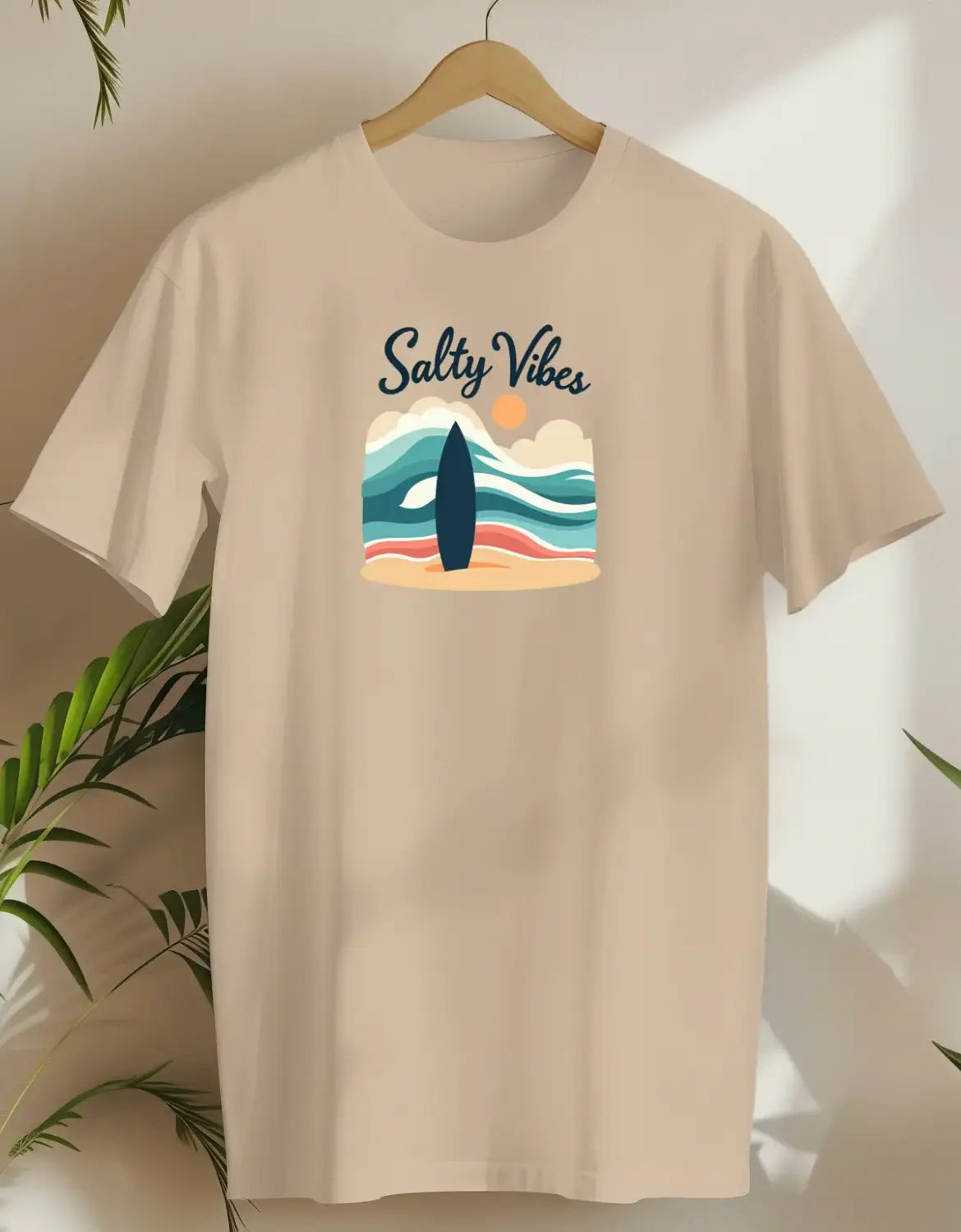 Salty Vibes 3-T-shirt-Sand-AMCC.STORE