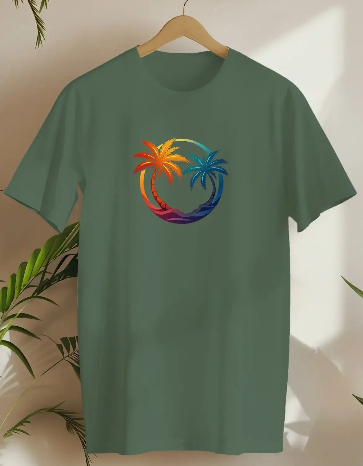 Serene Fern-T-shirt-Military Green-AMCC.STORE