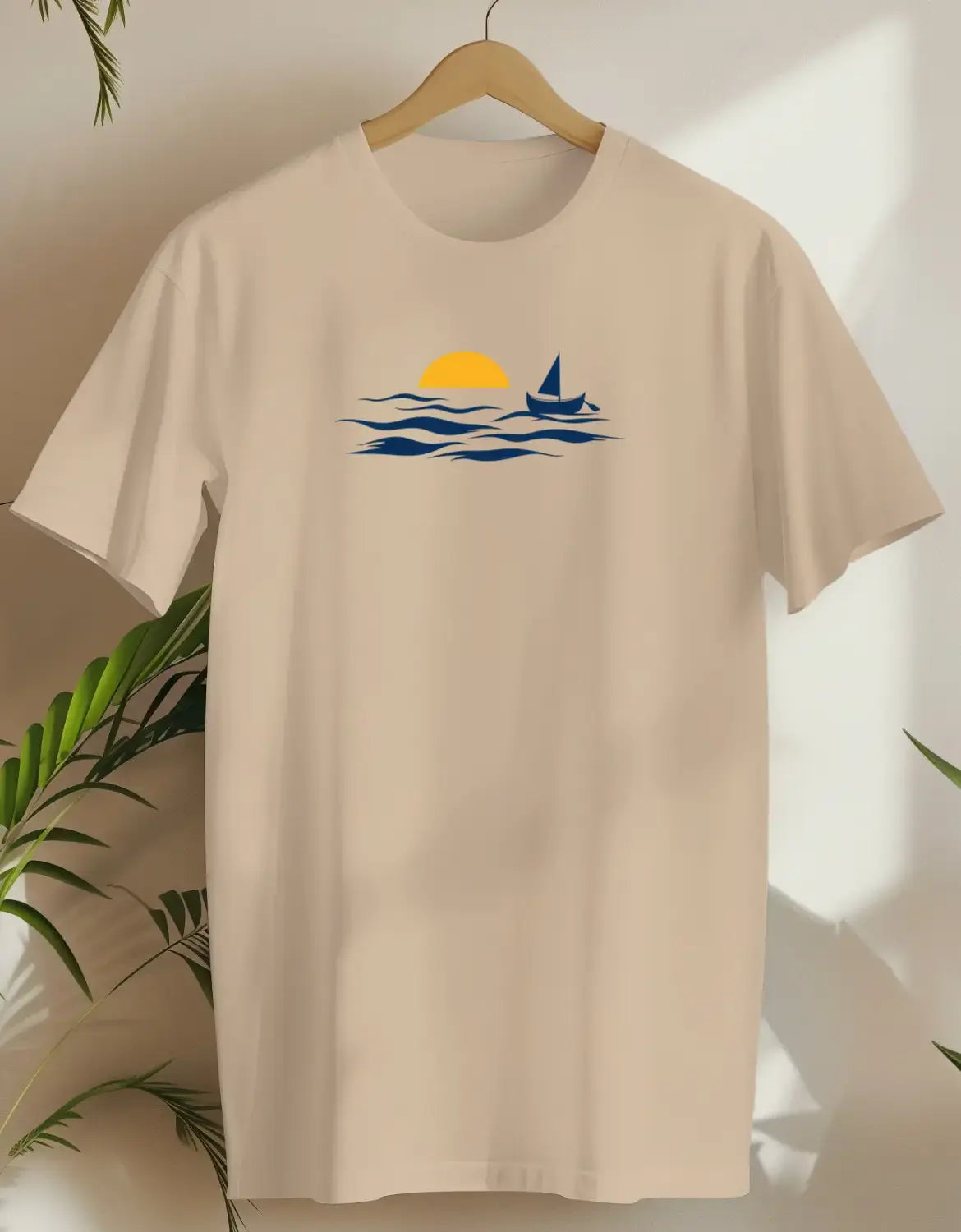Serene Sunset-T-shirt-Sand-AMCC.STORE