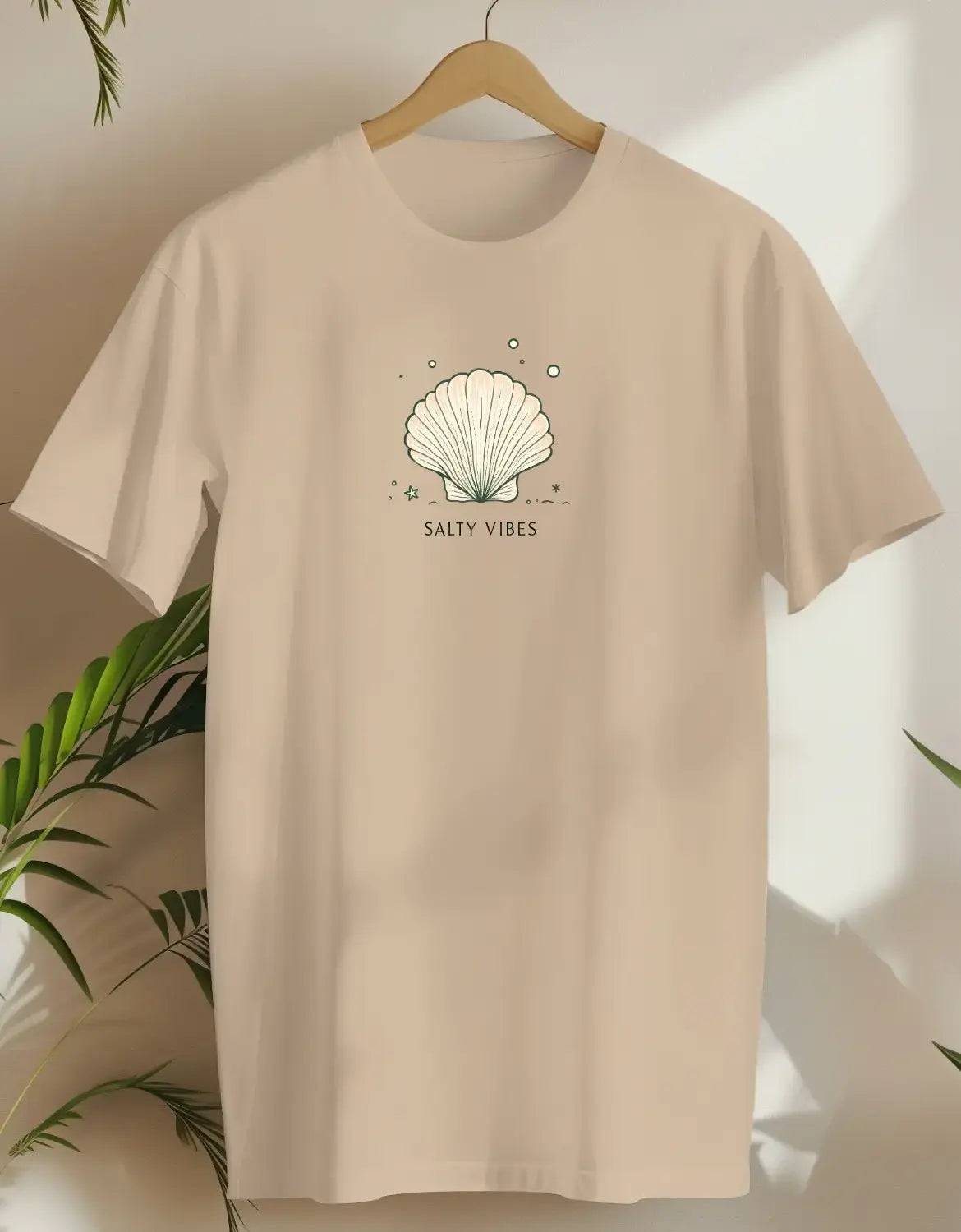 Shell Salty Vibes-T-shirt-Sand-AMCC.STORE
