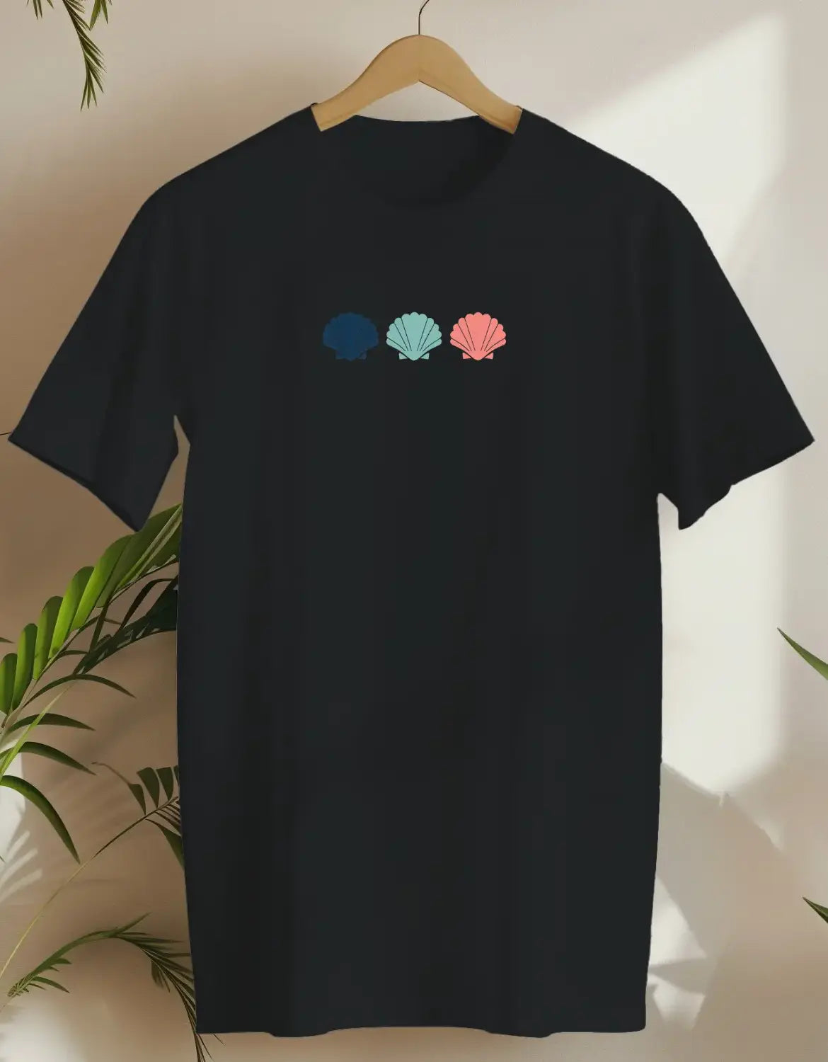 Shells Horizontal-T-shirt-Black-AMCC.STORE