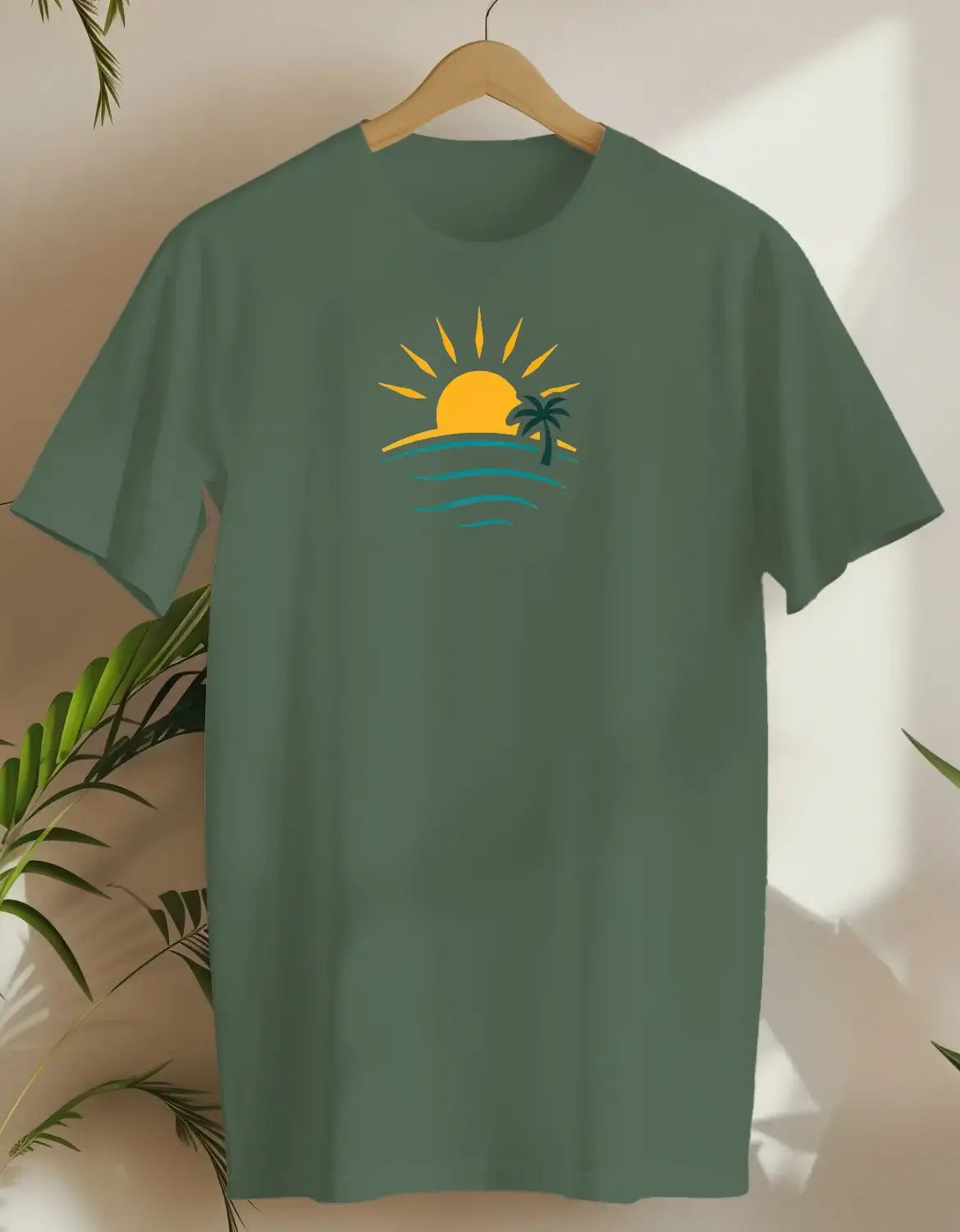 Solar Serenity-T-shirt-Military Green-AMCC.STORE