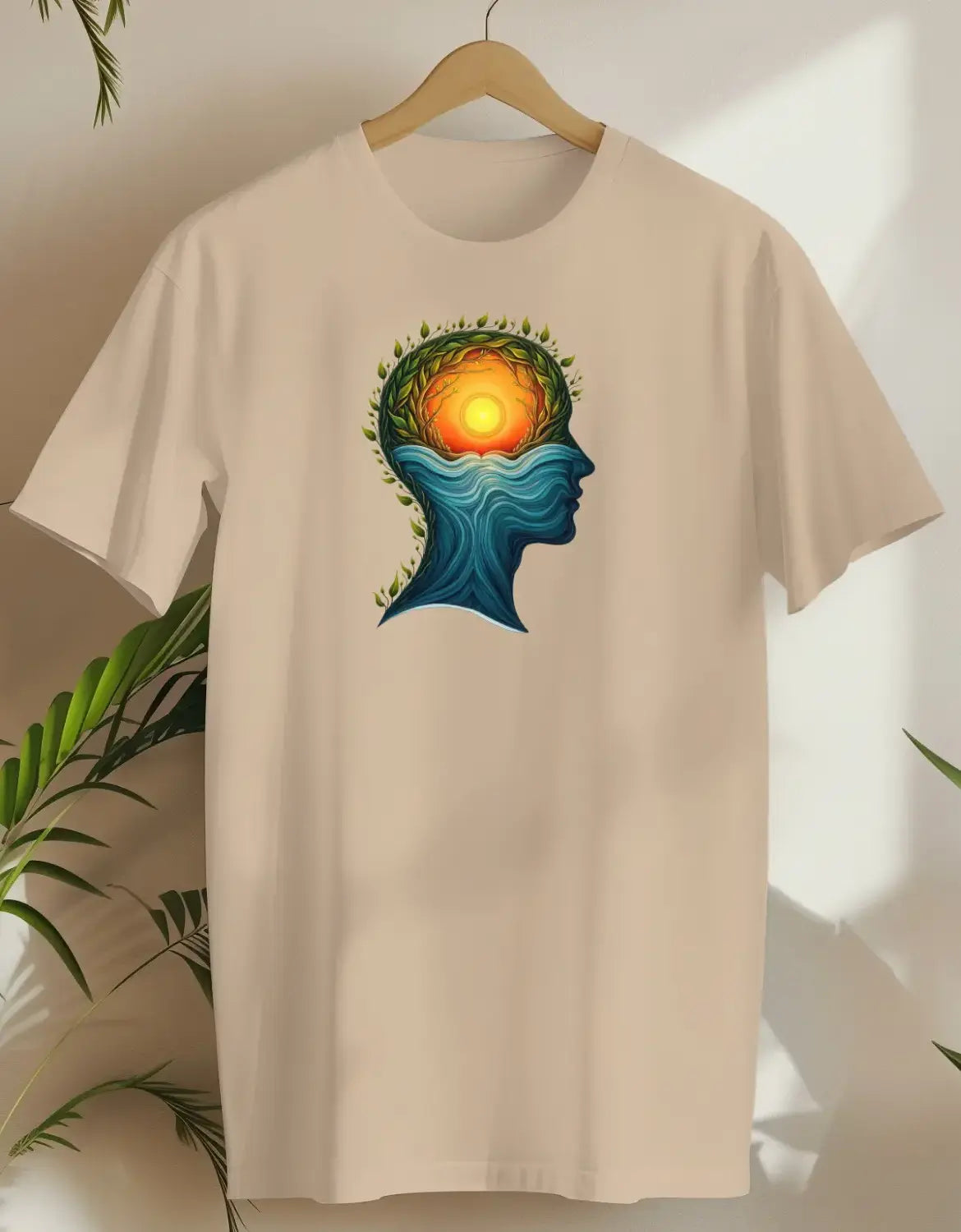 Sunrise In My Mind 3-T-shirt-Sand-AMCC.STORE