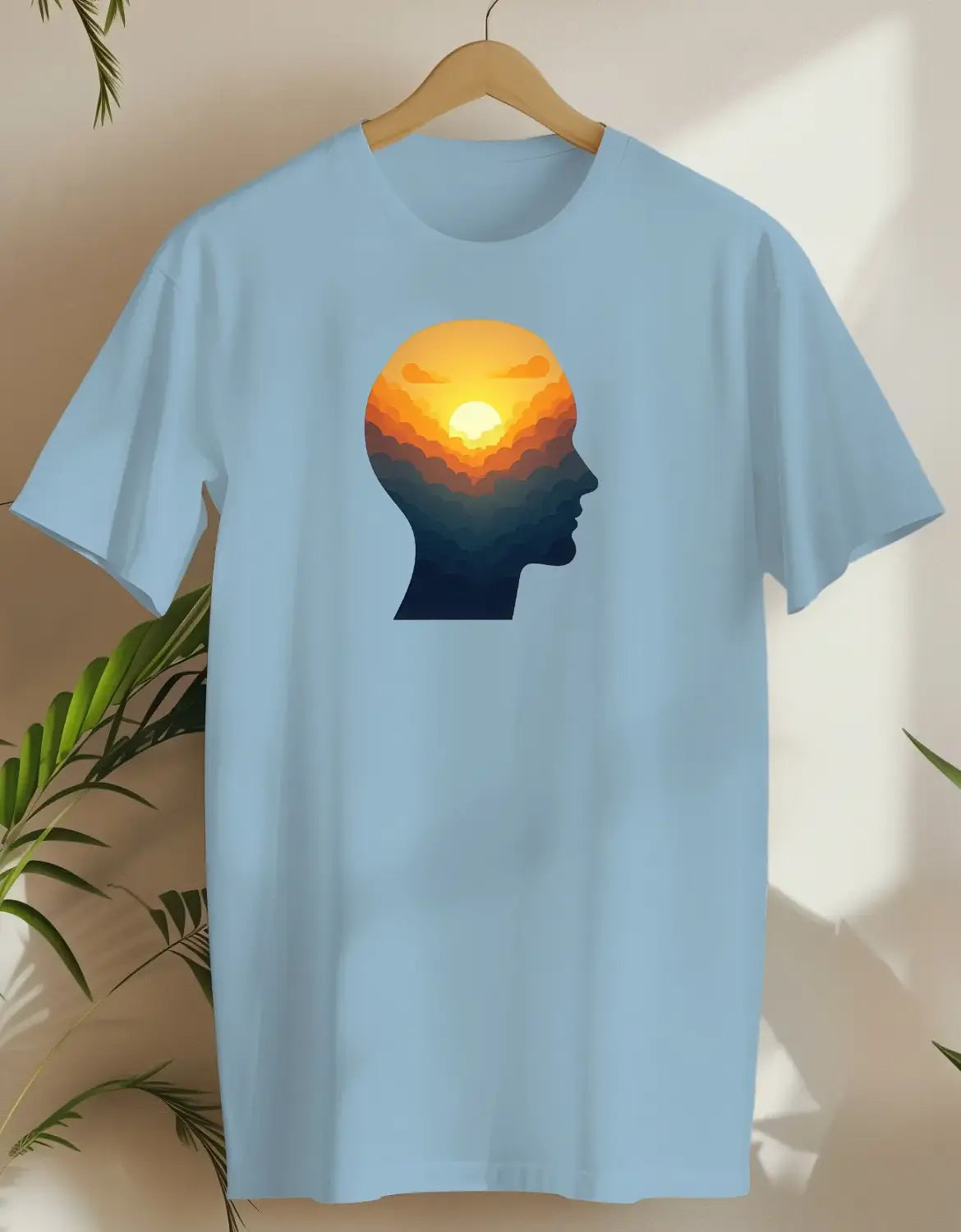 Sunrise In My Mind-T-shirt-Light Blue-AMCC.STORE