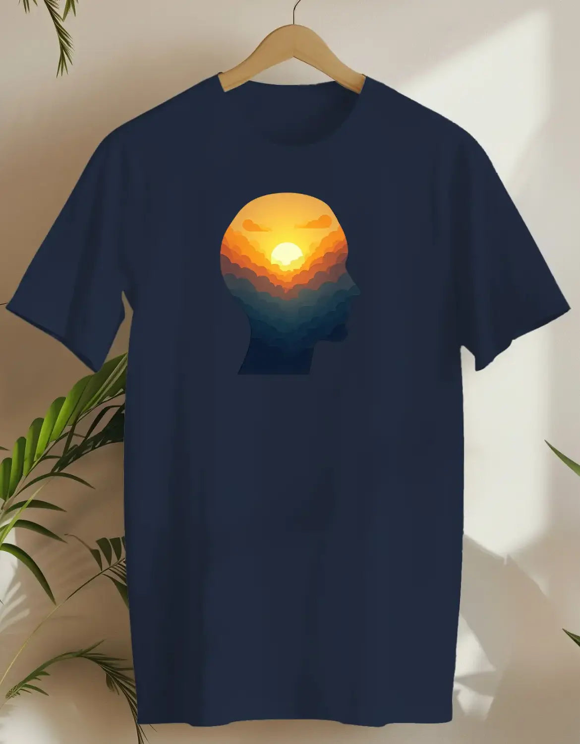 Sunrise In My Mind-T-shirt-Navy-AMCC.STORE