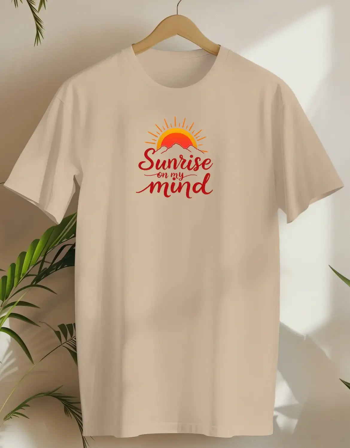 Sunrise On My Mind 2-T-shirt-Sand-AMCC.STORE