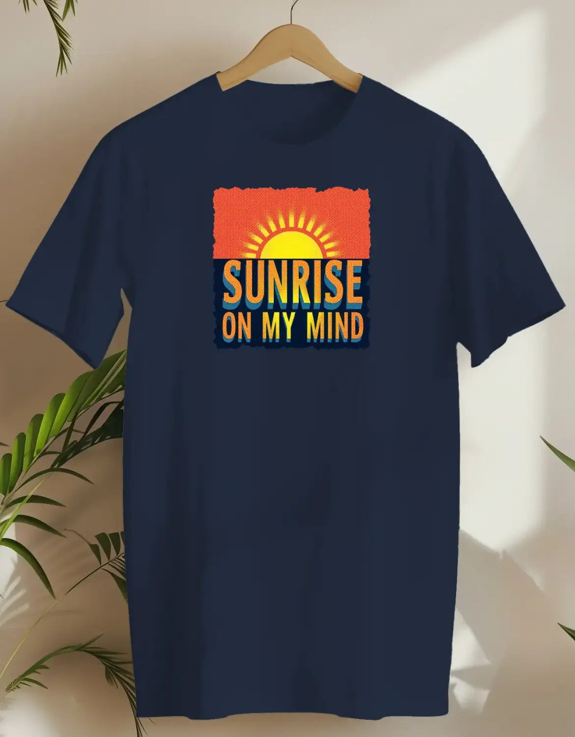 Sunrise On My Mind-T-shirt-Navy-AMCC.STORE