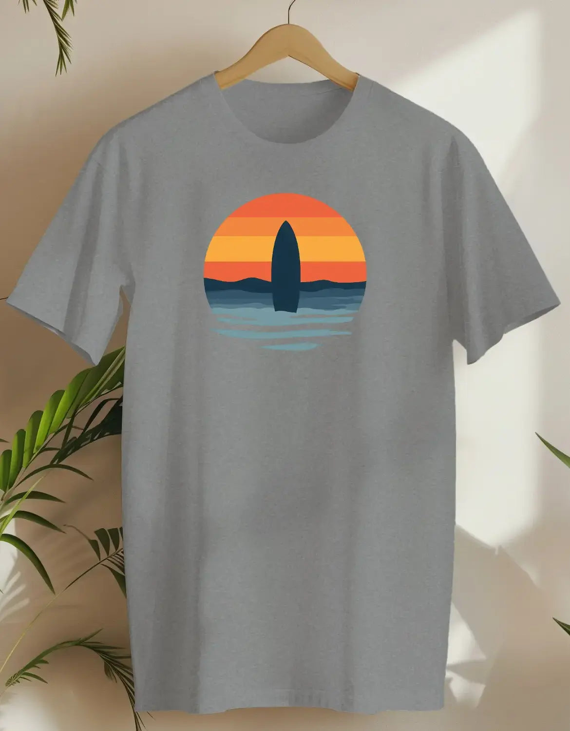 Sunset Surf-T-shirt-Rs Sport Grey-AMCC.STORE