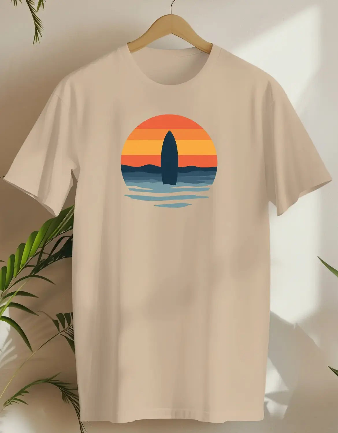 Sunset Surf-T-shirt-Sand-AMCC.STORE